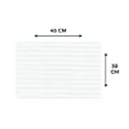 Zee - Sfeer - Strepen - Groen Placemat vinyl groot 368 -specs