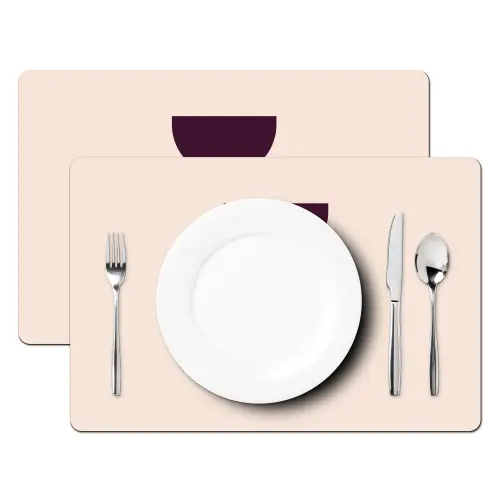 Harmonieus - Symmetrisch - Rood Placemat vinyl groot -zzsfeer2_Kitchenyeah-website