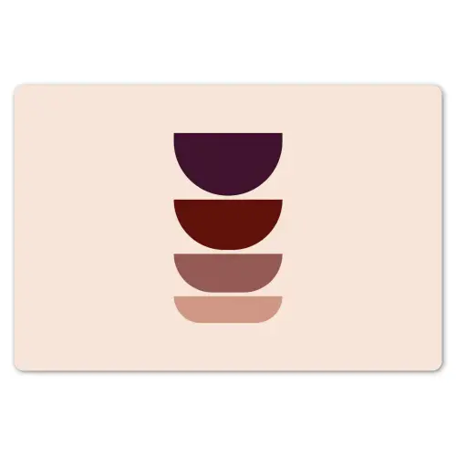 Harmonieus - Symmetrisch - Rood Placemat vinyl groot -zzsfeer1_Kitchenyeah-website