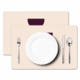Harmonieus - Symmetrisch - Rood Placemat vinyl groot -zzsfeer2_Kitchenyeah-website