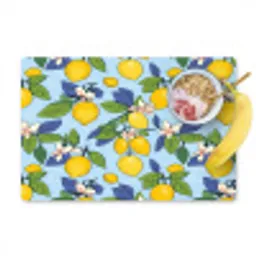 Illustratie - Citroen - Patroon Placemat vinyl groot 368 -zzzproduct_Kitchenyeah-website