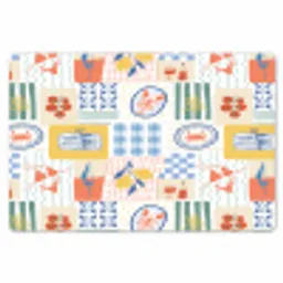 Zee - Sfeer - Mozaïek - Wijn Placemat vinyl groot 368 -zzsfeer1_Kitchenyeah-website