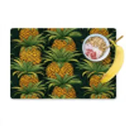 Illustratie - Patroon - Ananas Placemat vinyl groot 368 -zzzproduct_Kitchenyeah-website