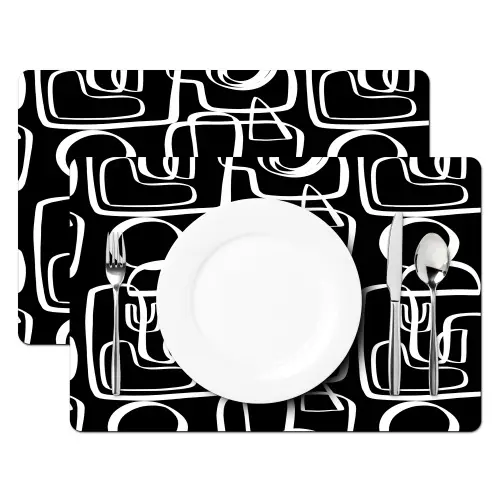 Onregelmatig - Cirkels - Lijnen Placemat vinyl groot 368 -zzsfeer2_Kitchenyeah-website