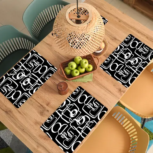 Onregelmatig - Cirkels - Lijnen Placemat vinyl groot 368 -zzsfeer5_Kitchenyeah-website