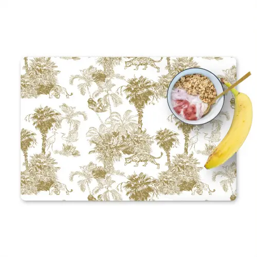 Oerwoud - Abstract - Beige Placemat vinyl groot 368 -zzzproduct_Kitchenyeah-website