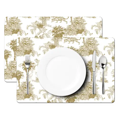 Oerwoud - Abstract - Beige Placemat vinyl groot 368 -zzsfeer2_Kitchenyeah-website