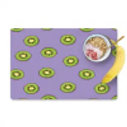 Kiwi - Patroon - Paars Placemat vinyl groot 368 -zzzproduct_Kitchenyeah-website