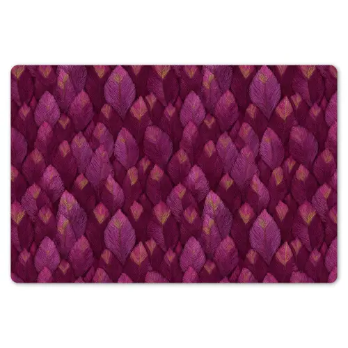 Bladeren - Patroon - Burgundy Placemat vinyl groot 368 -zzsfeer1_Kitchenyeah-website