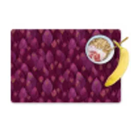 Bladeren - Patroon - Burgundy Placemat vinyl groot 368 -zzzproduct_Kitchenyeah-website
