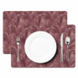 Bladeren - Patroon - Paars Placemat vinyl groot 368 -zzsfeer2_Kitchenyeah-website