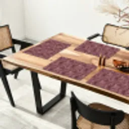 Bladeren - Patroon - Paars Placemat vinyl groot 368 -zzsfeer4_Kitchenyeah-website