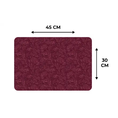 Bladeren - Patroon - Paars Placemat vinyl groot 368 -specs