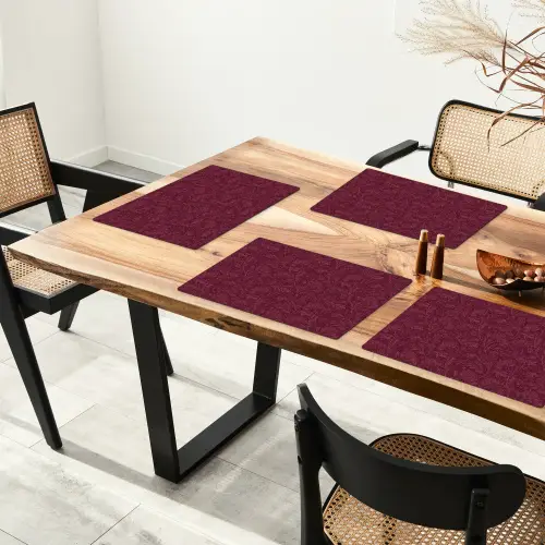 Bladeren - Patroon - Paars Placemat vinyl groot 368 -zzsfeer4_Kitchenyeah-website