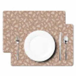 Bladeren - Planten - Bruin - Kind - Patroon Placemat vinyl groot -zzsfeer2_Kitchenyeah-website