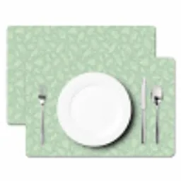 Bladeren - Planten - Groen - Kind - Patroon Placemat vinyl groot -zzsfeer2_Kitchenyeah-website
