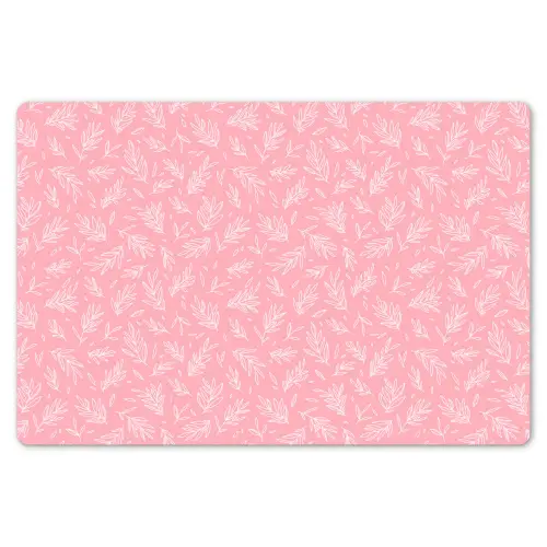 Bladeren - Planten - Roze - Patroon Placemat vinyl groot -zzsfeer1_Kitchenyeah-website