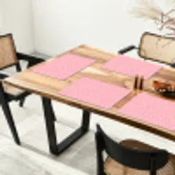 Bladeren - Planten - Roze - Patroon Placemat vinyl groot -zzsfeer4_Kitchenyeah-website