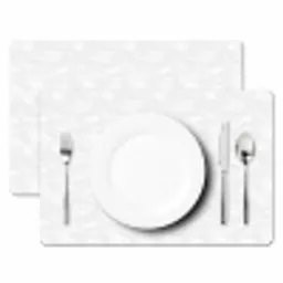 Licht - Kraanvogels - Wit Placemat vinyl groot 368 -zzsfeer2_Kitchenyeah-website