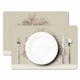 Lichtboom - Winter - Kerst - Meerkleurig Placemat vinyl groot -zzsfeer2_Kitchenyeah-website