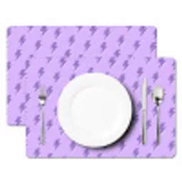 Bliksem - Paars - Lila Placemat vinyl groot 368 -zzsfeer2_Kitchenyeah-website