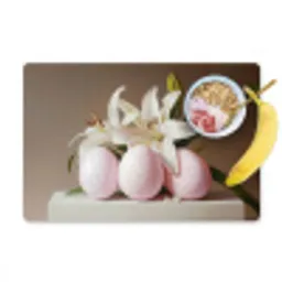 Lelies - Eieren - Pasen Placemat vinyl groot -zzzproduct_Kitchenyeah-website