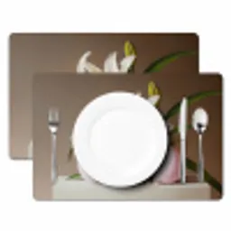 Lelies - Eieren - Pasen Placemat vinyl groot -zzsfeer2_Kitchenyeah-website
