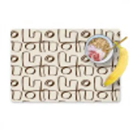 Lijnen - Beige - Patroon - Donkerbruin Placemat vinyl groot 368 -zzzproduct_Kitchenyeah-website