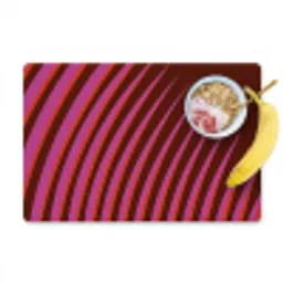 Lijnen - Rood - Beweging Placemat vinyl groot -zzzproduct_Kitchenyeah-website