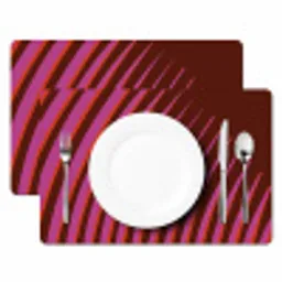 Lijnen - Rood - Beweging Placemat vinyl groot -zzsfeer2_Kitchenyeah-website