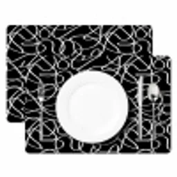 Lijnen - Kronkelend - Vloeiend Placemat vinyl groot 368 -zzsfeer2_Kitchenyeah-website