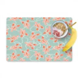 Zee - Kreeft - Groen - Oranje Placemat vinyl groot 368 -zzzproduct_Kitchenyeah-website