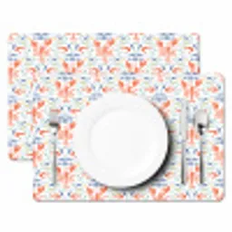 Sfeer - Oranje - Blauw - Groen Placemat vinyl groot 368 -zzsfeer2_Kitchenyeah-website