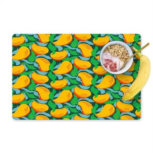 Mango - Golvende - Bladeren Placemat vinyl groot 368 -zzzproduct_Kitchenyeah-website