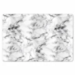 Marmer - Zwart - Dramatisch - Wit Placemat vinyl groot 368 -zzsfeer1_Kitchenyeah-website