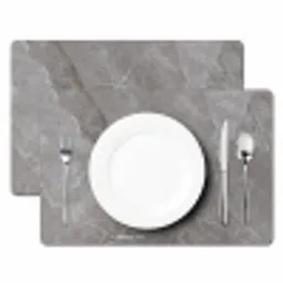Marmer - Grijs Placemat vinyl groot -zzsfeer2_Kitchenyeah-website