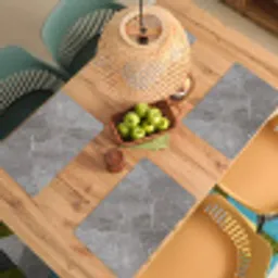 Marmer - Grijs Placemat vinyl groot -zzsfeer5_Kitchenyeah-website