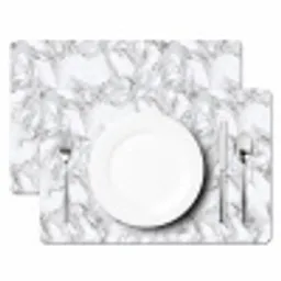 Marmer - Gelaagd - Brekend - Grijsstructuur Placemat vinyl groot 368 -zzsfeer2_Kitchenyeah-website