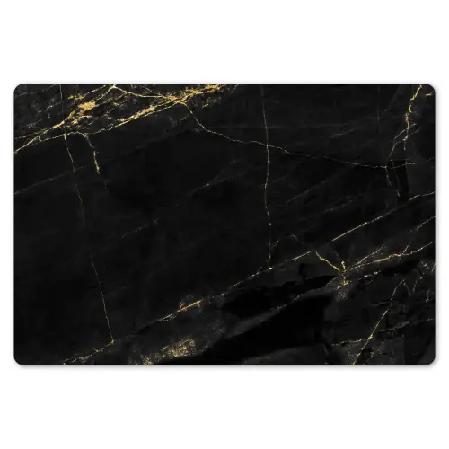Marmer look - Luxe - Zwart - Goud Placemat vinyl groot -zzsfeer1_Kitchenyeah-website