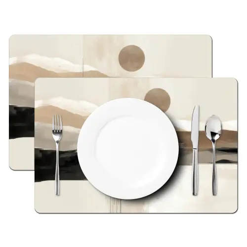 Minimalistisch - Landschap - Dimensie Placemat vinyl groot -zzsfeer2_Kitchenyeah-website