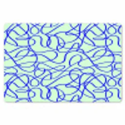 Mint - Blauw - Lijnen - Abstract Placemat vinyl groot 368 -zzsfeer1_Kitchenyeah-website