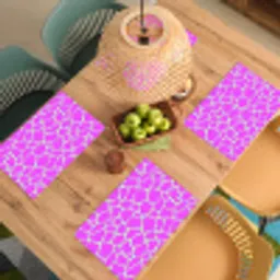 Mintgroen - Roze - Vlekken - Patroon Placemat vinyl groot 368 -zzsfeer5_Kitchenyeah-website