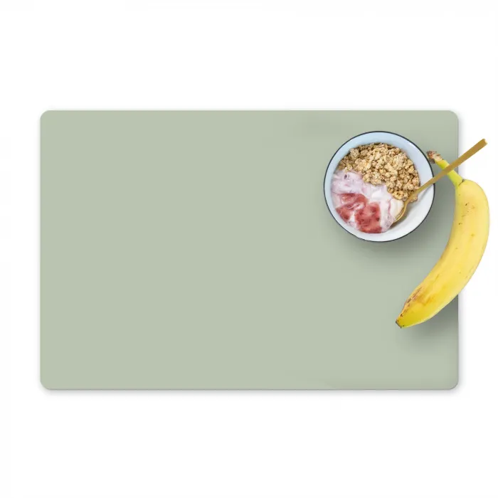 Mintgroen - Effen kleur Placemat vinyl groot 368 -zzzproduct_Kitchenyeah-website
