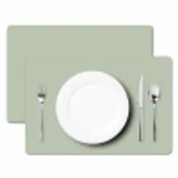 Mintgroen - Effen kleur Placemat vinyl groot 368 -zzsfeer2_Kitchenyeah-website