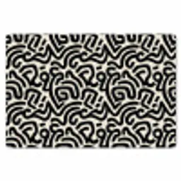 Modern - Abstract - Zwart Placemat vinyl groot 368 -zzsfeer1_Kitchenyeah-website