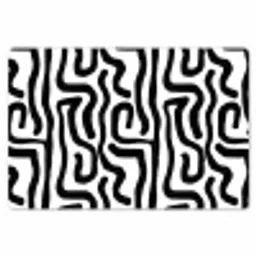 Modern - Lijnen - Zwart Placemat vinyl groot 368 -zzsfeer1_Kitchenyeah-website