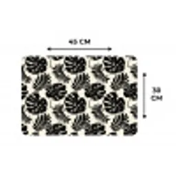 Modern - Monstera - Zwart Placemat vinyl groot 368 -specs