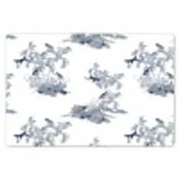 Aap - Palmboom - Blauw Placemat vinyl groot 368 -zzsfeer1_Kitchenyeah-website