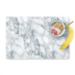 Mozaïek - Marmer - Wit - Onregelmatig Placemat vinyl groot 368 -zzzproduct_Kitchenyeah-website