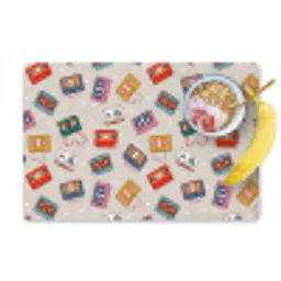 Muziek - Cassette - Patroon Placemat vinyl groot 368 -zzzproduct_Kitchenyeah-website